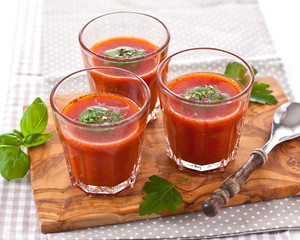 Spicy tomato soup