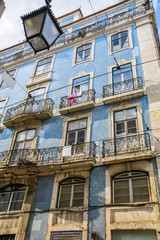 Balconies at front of apartment block