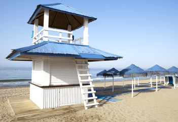 Beach refreshments stand