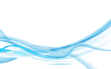 vector blue wave pattern design background