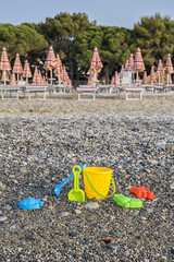 Bucket at the beach
