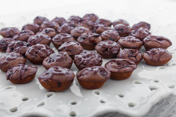 Small chocolate chip muffins