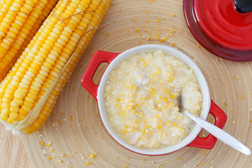 Brazilian corn soup canjiquinha