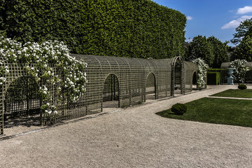 Le petit jardin. Park. Chateau de Sceaux, near Paris.