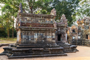 Naklejka premium Angkor Wat, Khmer temple complex, Asia. Siem Reap, Cambodia.