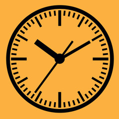 Wall mounted digital clock.