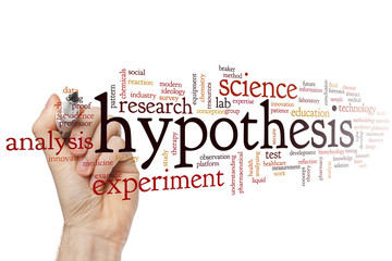 Hypothesis word cloud