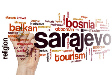 Sarajevo word cloud