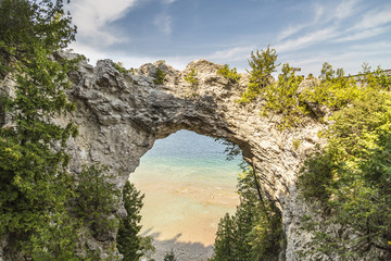 Arch Rock at Mackinac Island, Michigan