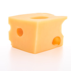 cheese isolated on white background cutout