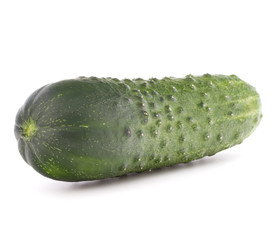 Cucumber vegetable  isolated on white background cutout