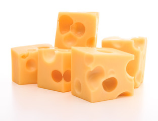 cheese isolated on white background cutout