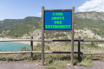 Cuida el medio ambiente.