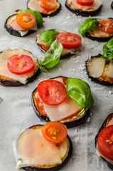 Vegetable mini pizza