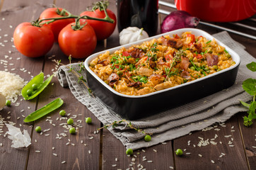 Cajun chicken with rice