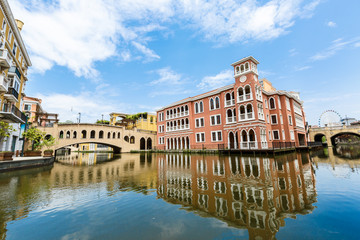Suburban apartment buildings in hangzhou, China