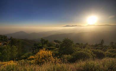 Amazing Sunset HDR near Bear Lake California