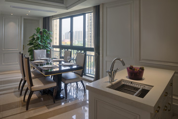 luxury dinning room interior