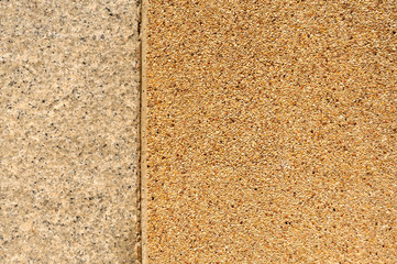 exposed aggregate finish wall
