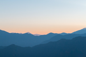 Obraz na płótnie Canvas sunrise mountain