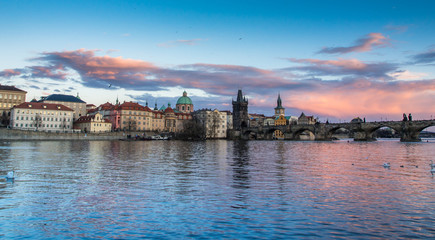 Naklejka premium Vltava River, Prague