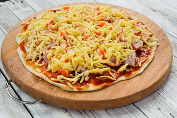 Home made pizza