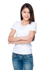 Obraz premium Young woman portrait