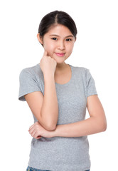 Obraz premium Young woman portrait