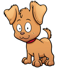 Vector illustration of Cartoon Dog