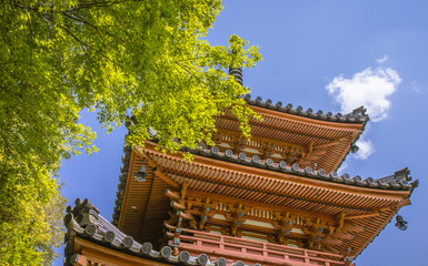 Japanese temple tower