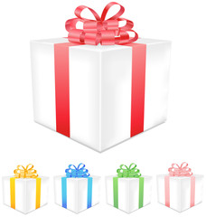 Giftbox in 3D vector image