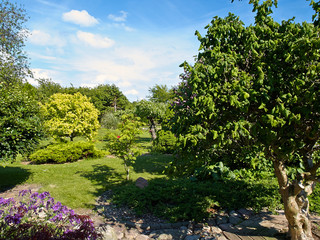 Attractive English style formal garden