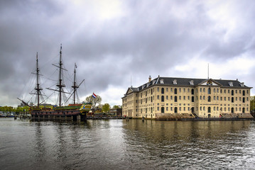 National Maritime Museum in Amsterdam, Netherlands