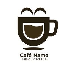 Coffee Cafe logo icon vector
