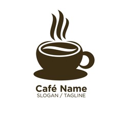 Coffee Cafe logo icon vector