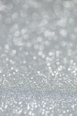 defocused abstract silver lights background