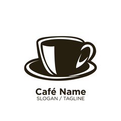 Coffee Cafe logo icon vector