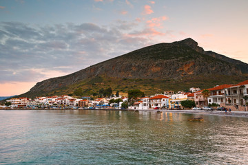 Fototapeta premium Monemvasia village in Peloponnese, Greece.