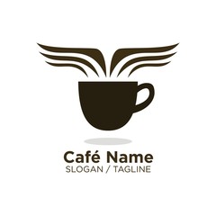 Coffee Cafe logo icon vector