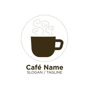 Coffee Cafe logo icon vector