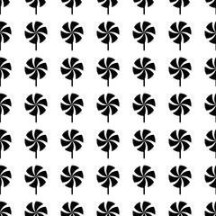 Whirligig seamless pattern. Vector