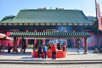 Naklejka premium Che Kung Temple in Hong Kong
