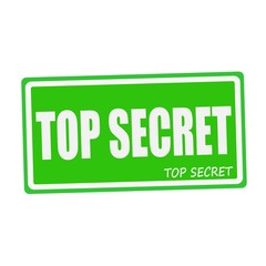 TOP SECRET white stamp text on green