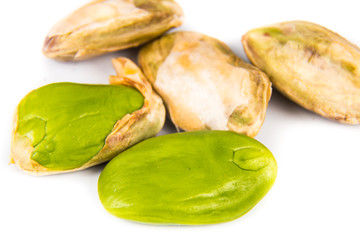 Close up of petai, an exotic bitter and pungent seed popular in Asia