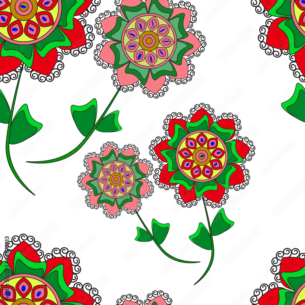 Aufkleber Seamless pattern.Vector textured background