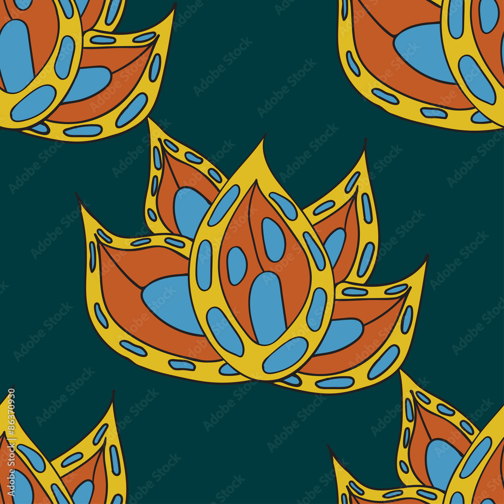 Poster Seamless pattern.Vector textured background