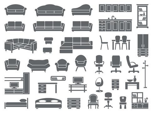 Furniture Icon Set