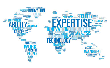 Plakat Expertise Career Job Profession Occupation Concept