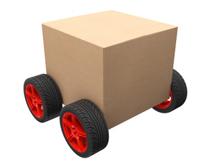 box on wheels