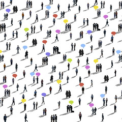 Communication People Diverse Crowd Business People Concept